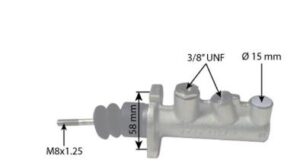 Pompa centrala frana Fendt Ø 23 mm G152.109.070.110, G152109070110 , G152109070110N, 71706098,