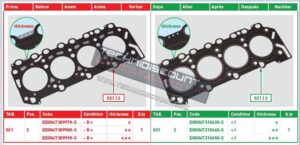 4731113 Garnitura chiulasa