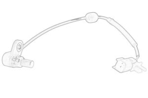 Senzor ABS Spate Stanga se potrivește: FORD RANGER 2.0D-3.2D 04.11-