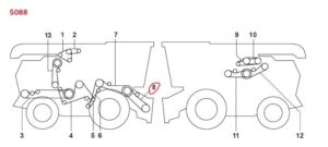 Curea Gates 4HB3556 0757373 , 87332161