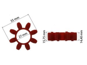 Cuplaj Elastic Pompa Hidraulica 1422929M1, 3300937M1, L3300/937, 6618-3,