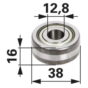 AE46215 Rulment Balotiera 38.10x16mm