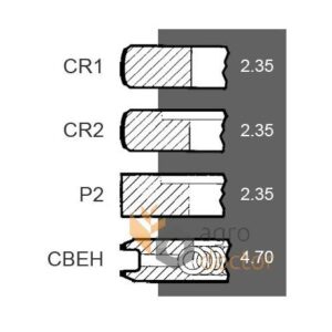 Segmenti 2.35X2.35X2.35X4.70 DJPN6149W 83917468 82847728 CFPN6149BC