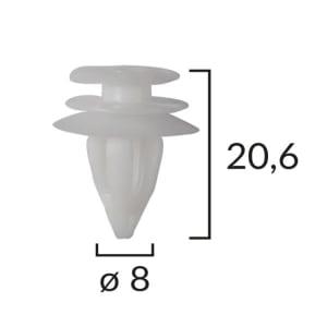 Clema tapiţerie 21124 (10 buc )