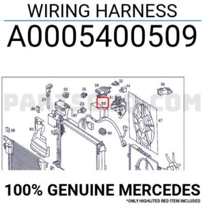 CABLAJ MERCEDES A0005400509  440325722F02 DELPHI