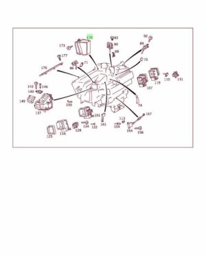 A1408300021 CARCASA DE CONEXIUNI MERCEDES S-class, 600 SEL V12 / S 600