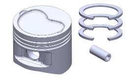 Piston Cu Segmenti 89.50mm 0021902 MAHLE